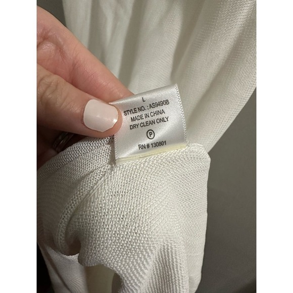 A.L.C. LENA DRESS WHITE Size L - Picture 8 of 10